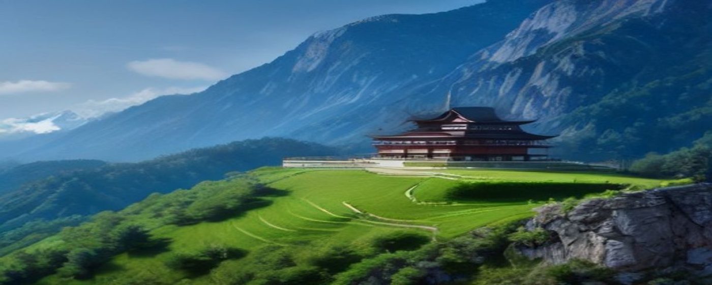 一群户外爱好者站在开阔的山野草甸上，阳光斜射，背景是连绵青山与蓝天，营造出自由舒展的户外露出氛围